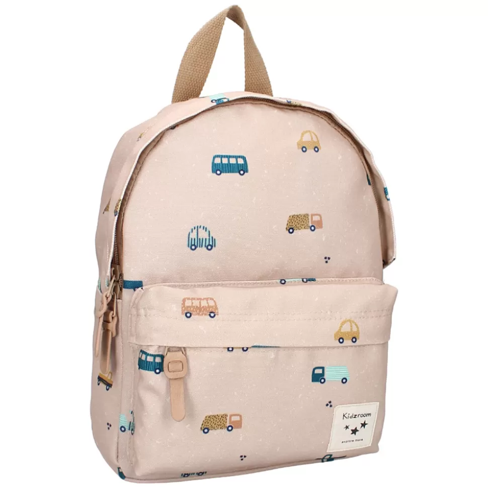 Enfant Kidzroom Bagagerie Enfant>Sac à Dos Sweet Cuddle - Voitures Beige