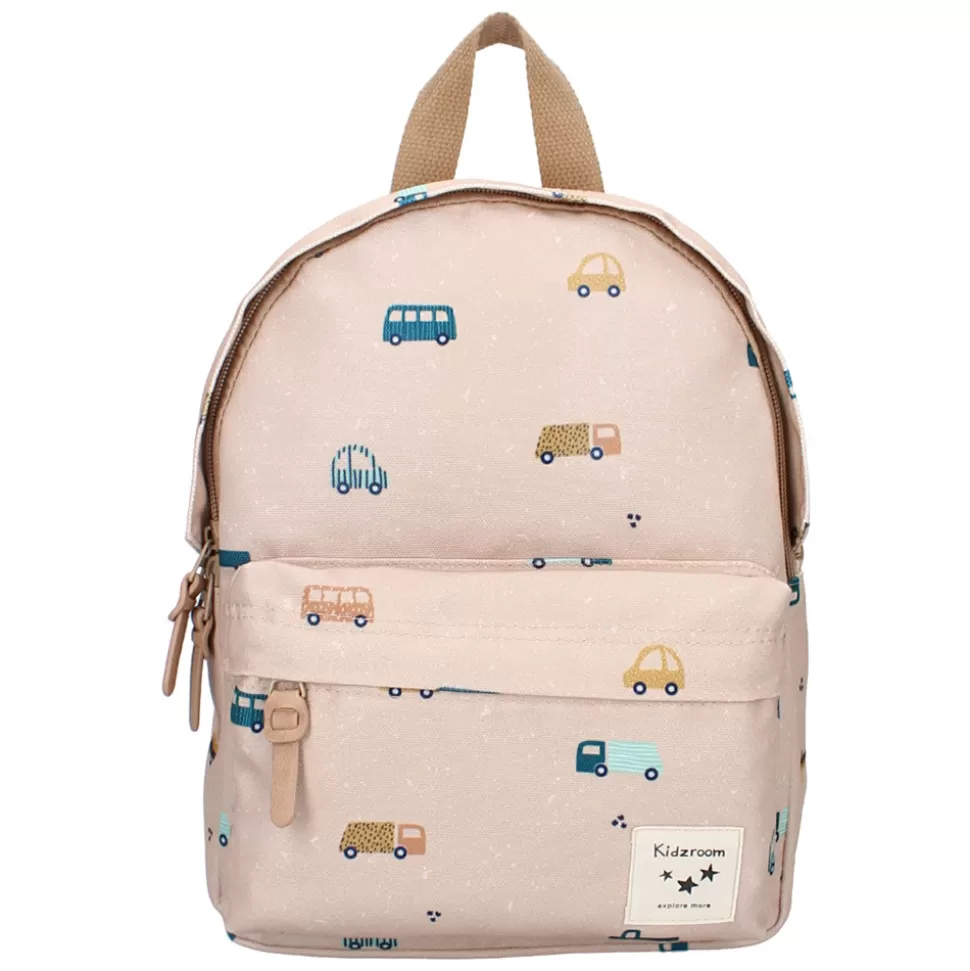Enfant Kidzroom Bagagerie Enfant>Sac à Dos Sweet Cuddle - Voitures Beige