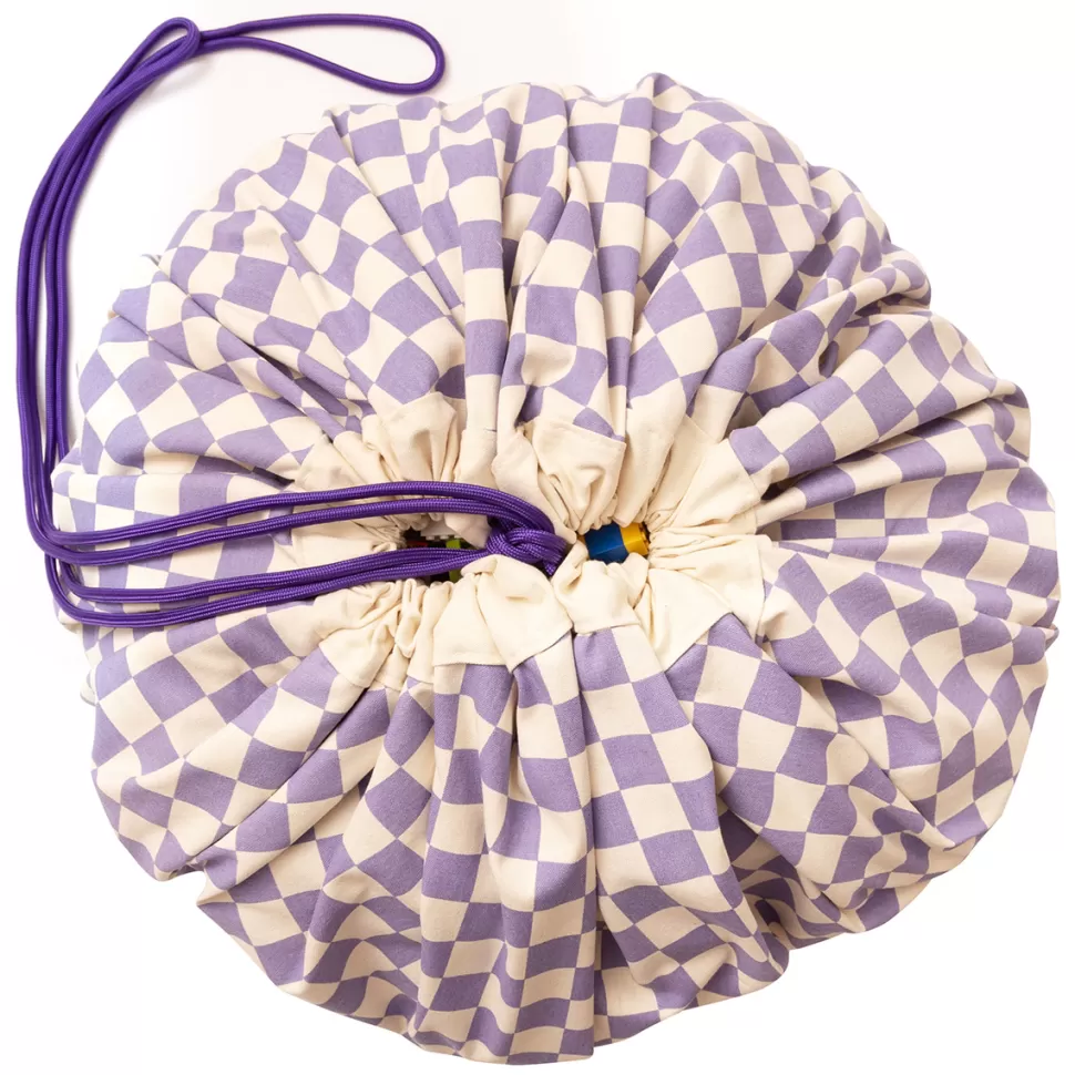 Play&Go Rangement>Sac à Jouets - Vichy Purple