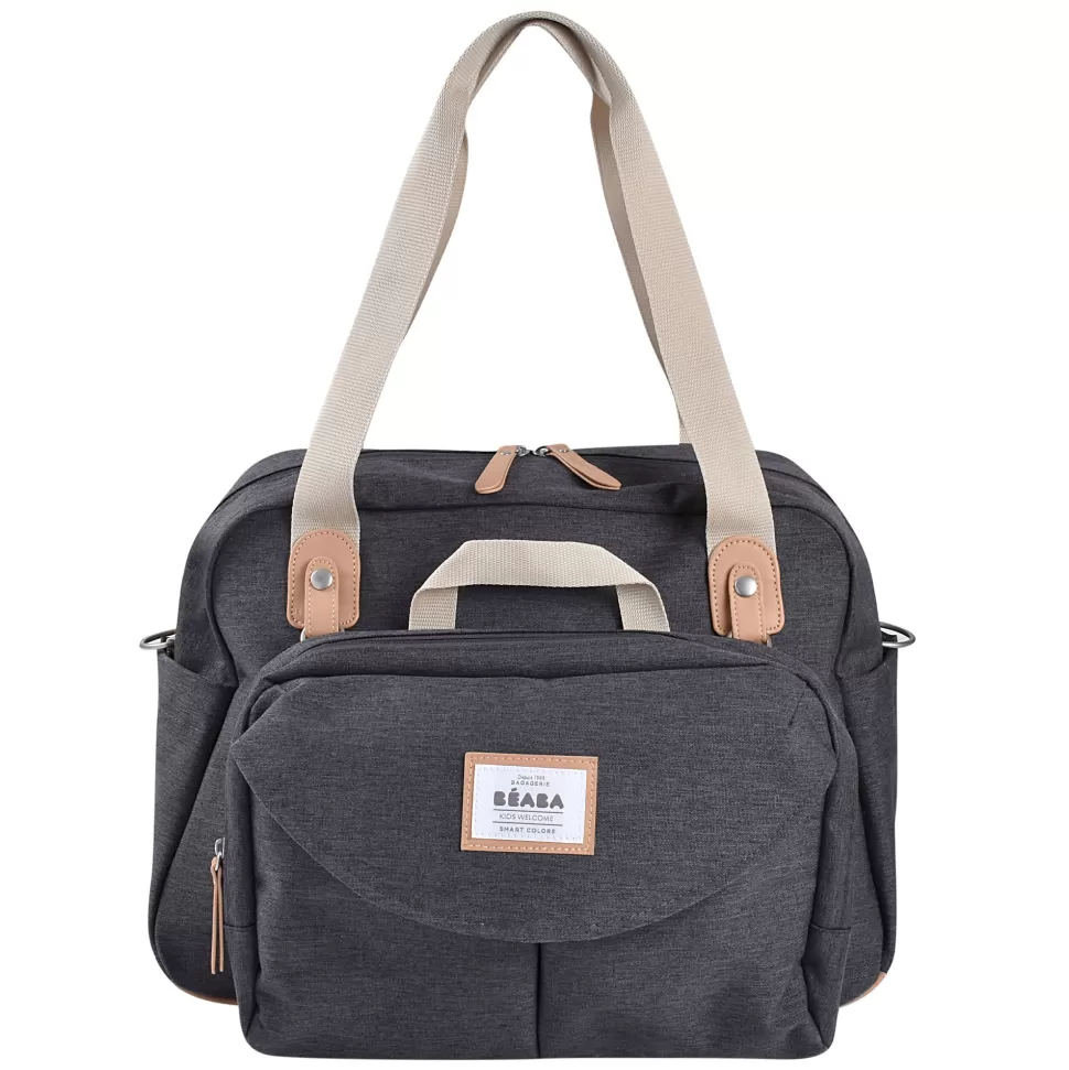 BÉABA Sac À Langer>Sac à Langer Genève II - Gris Chiné Foncé