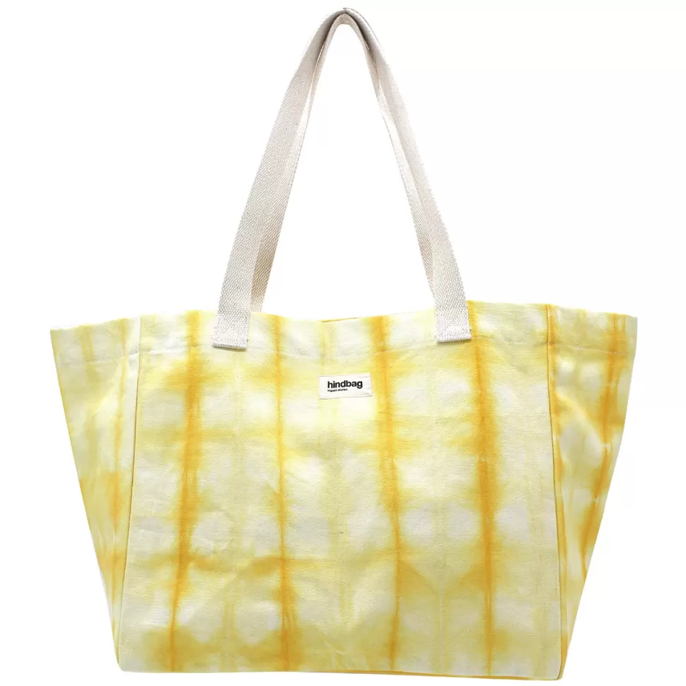 Hindbag Sac À Langer>Sac Cabas Claude - Tie Dye Jaune