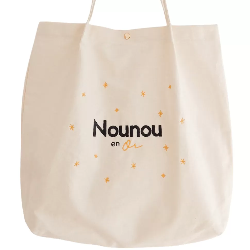 Enfant Manahia Bagagerie Enfant>Sac en Toile - Nounou en Or