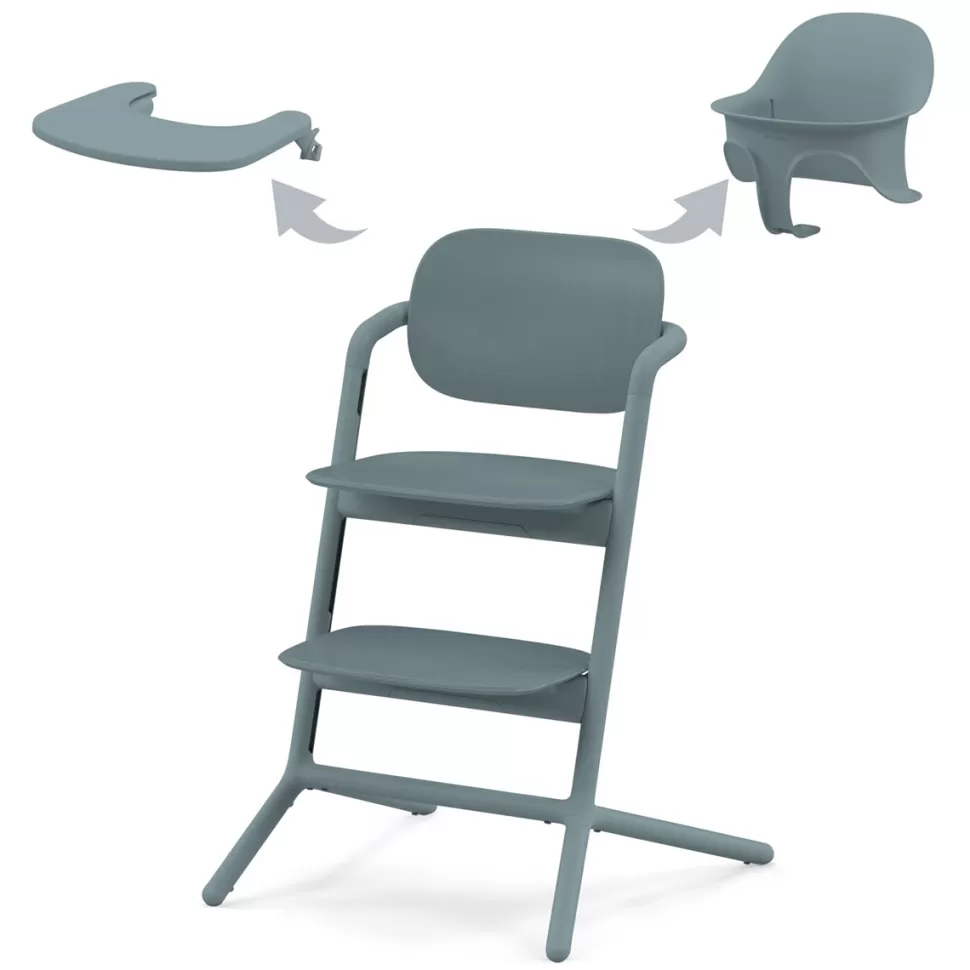 Cybex Chaise Haute>Set 3-en-1 Lemo 2 - Stone Blue