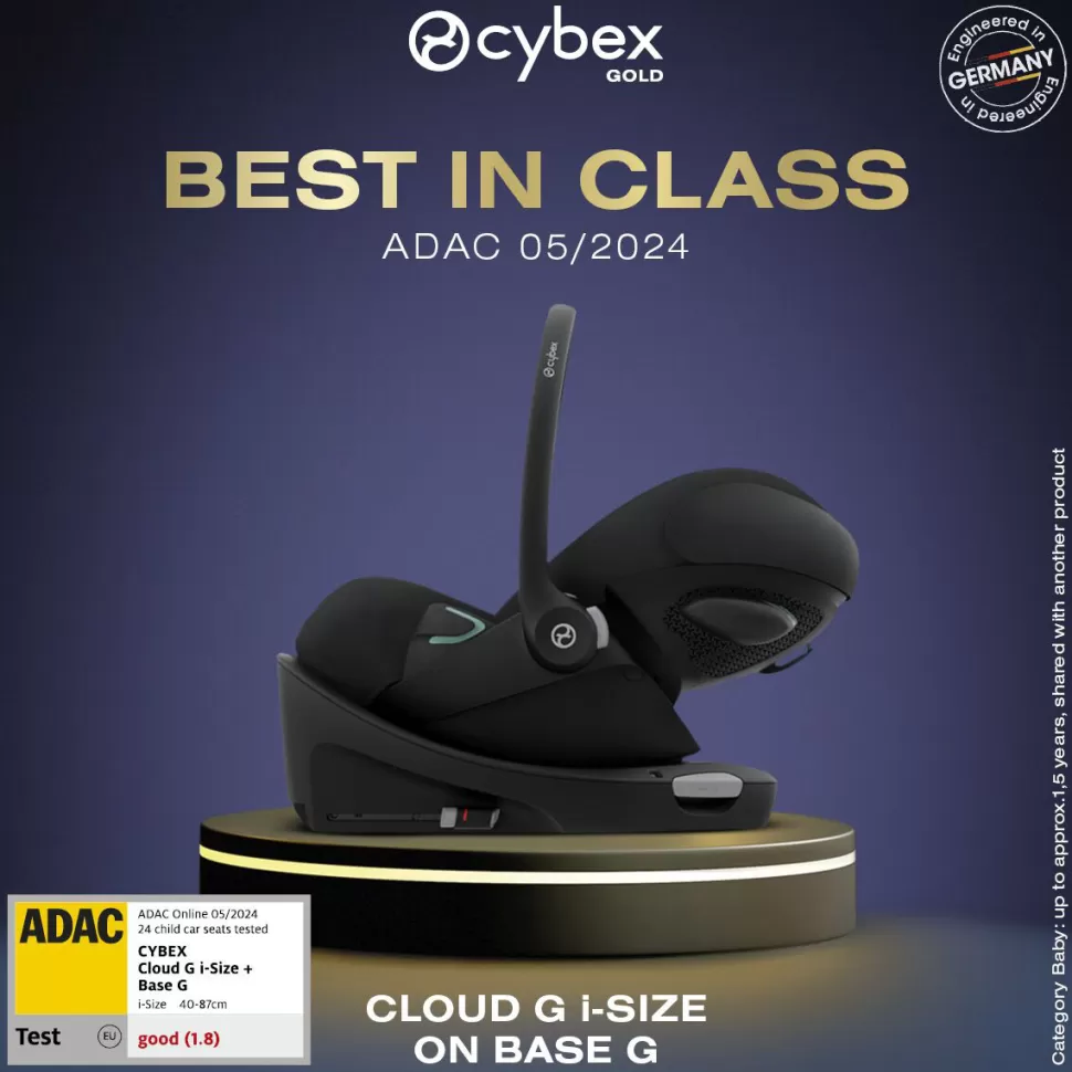 Cybex Groupe 0+>Siège Auto Cloud G i-Size Groupe 0+ - Moon Black