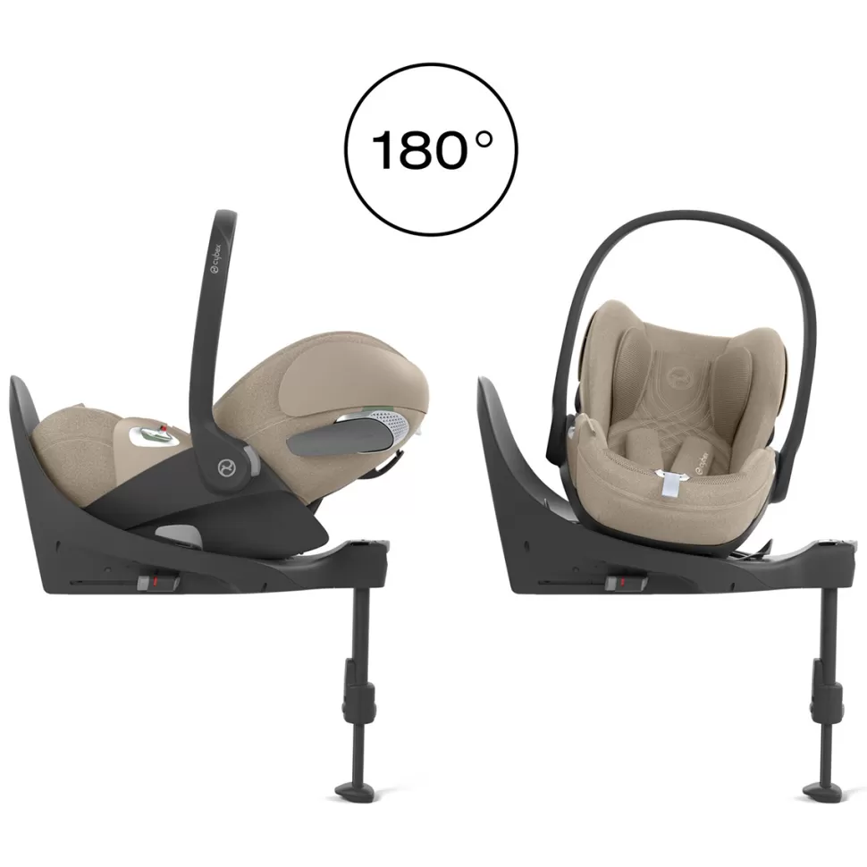 Cybex Groupe 0+>Siège Auto Cloud T Plus i-Size Groupe 0+ - Cozy Beige
