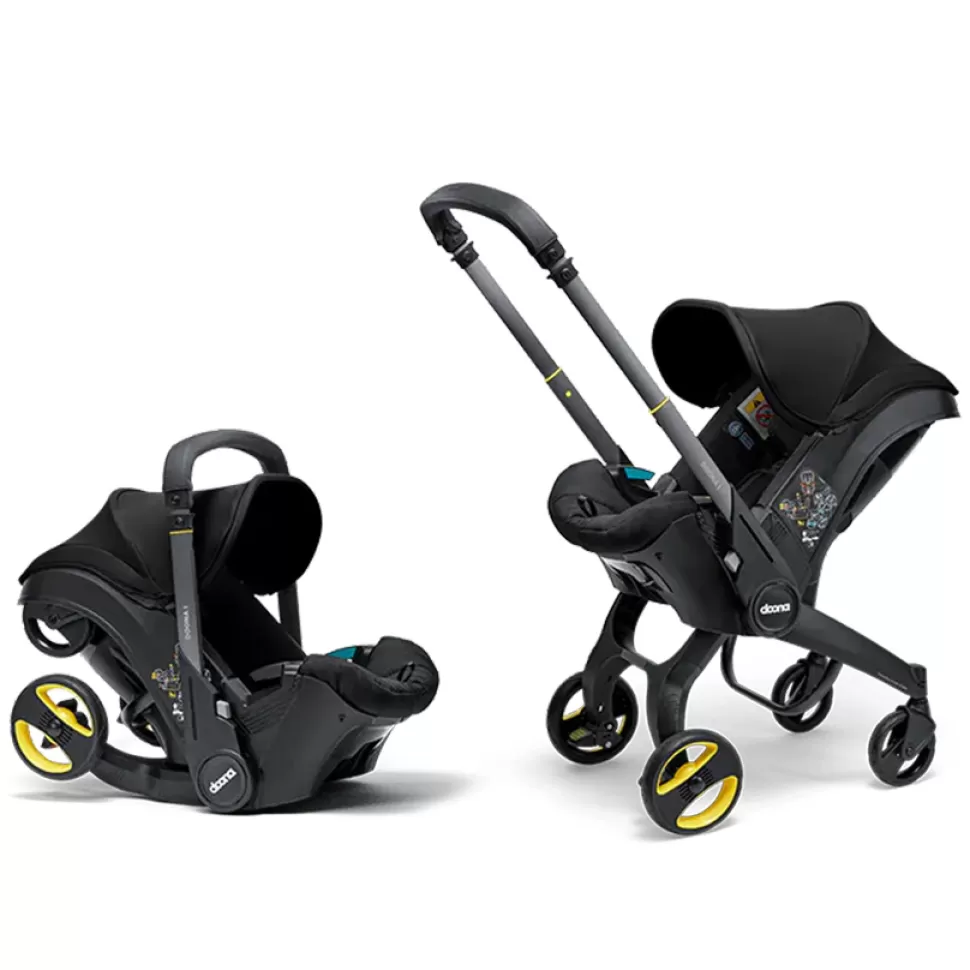 Doona Groupe 0+ | Poussette Citadine>Siège Auto i-Size Groupe 0+ / Poussette i - Nitro Black