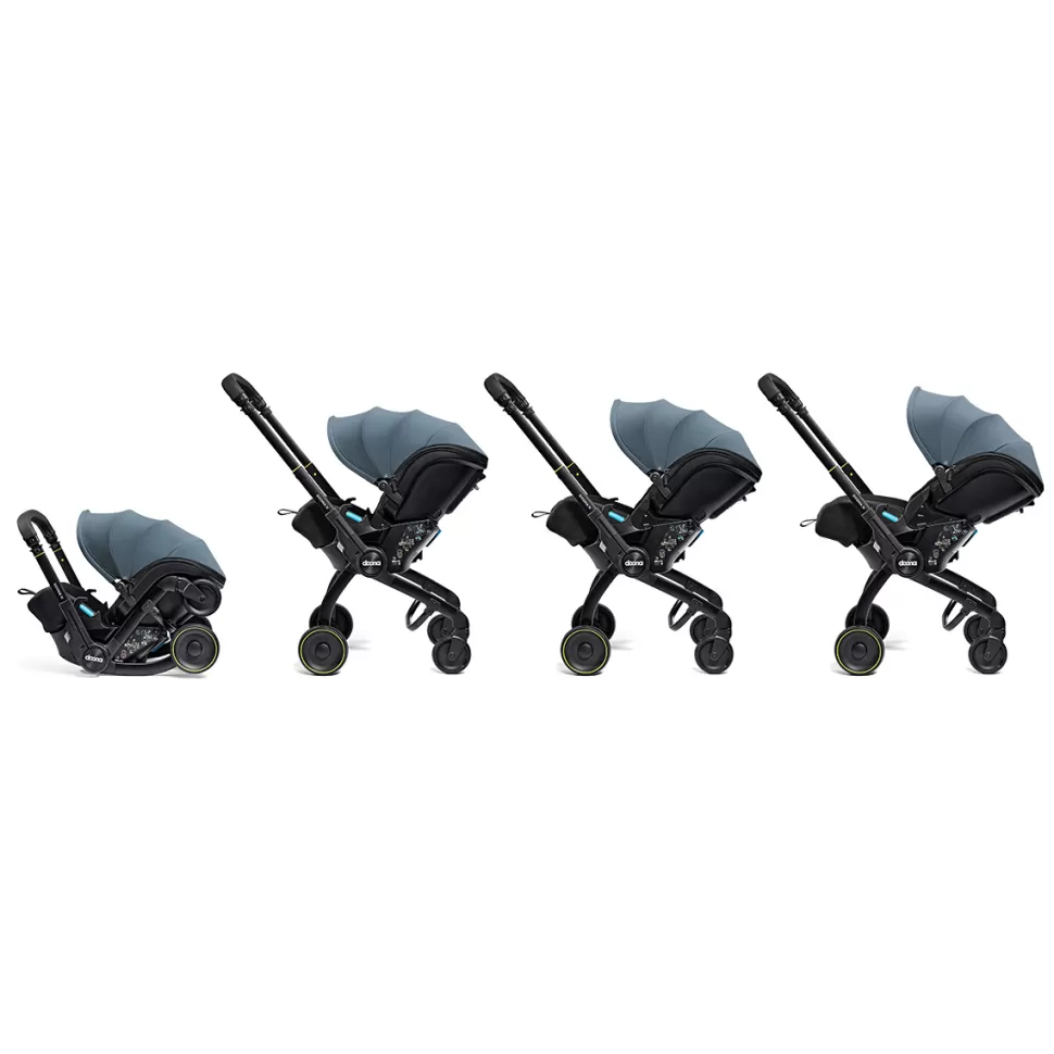Doona Groupe 0+>Siège Auto i-Size Groupe 0+ / Poussette X - Ocean Blue