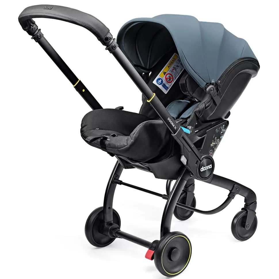Doona Groupe 0+>Siège Auto i-Size Groupe 0+ / Poussette X - Ocean Blue