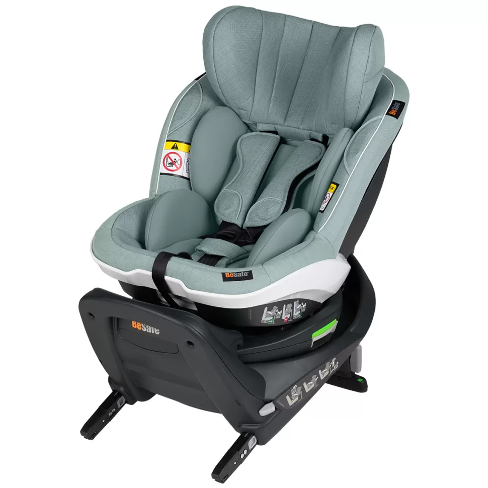 BeSafe Groupe 0+/1>Siège Auto iZi Turn i-Size Groupe 0+/1 - Sea Green Mélange