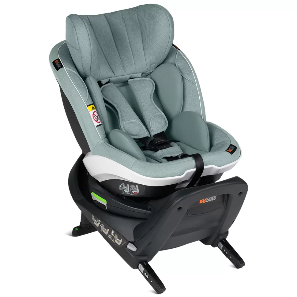 BeSafe Groupe 0+/1>Siège Auto iZi Twist i-Size Groupe 0+/1 - Sea Green Mélange