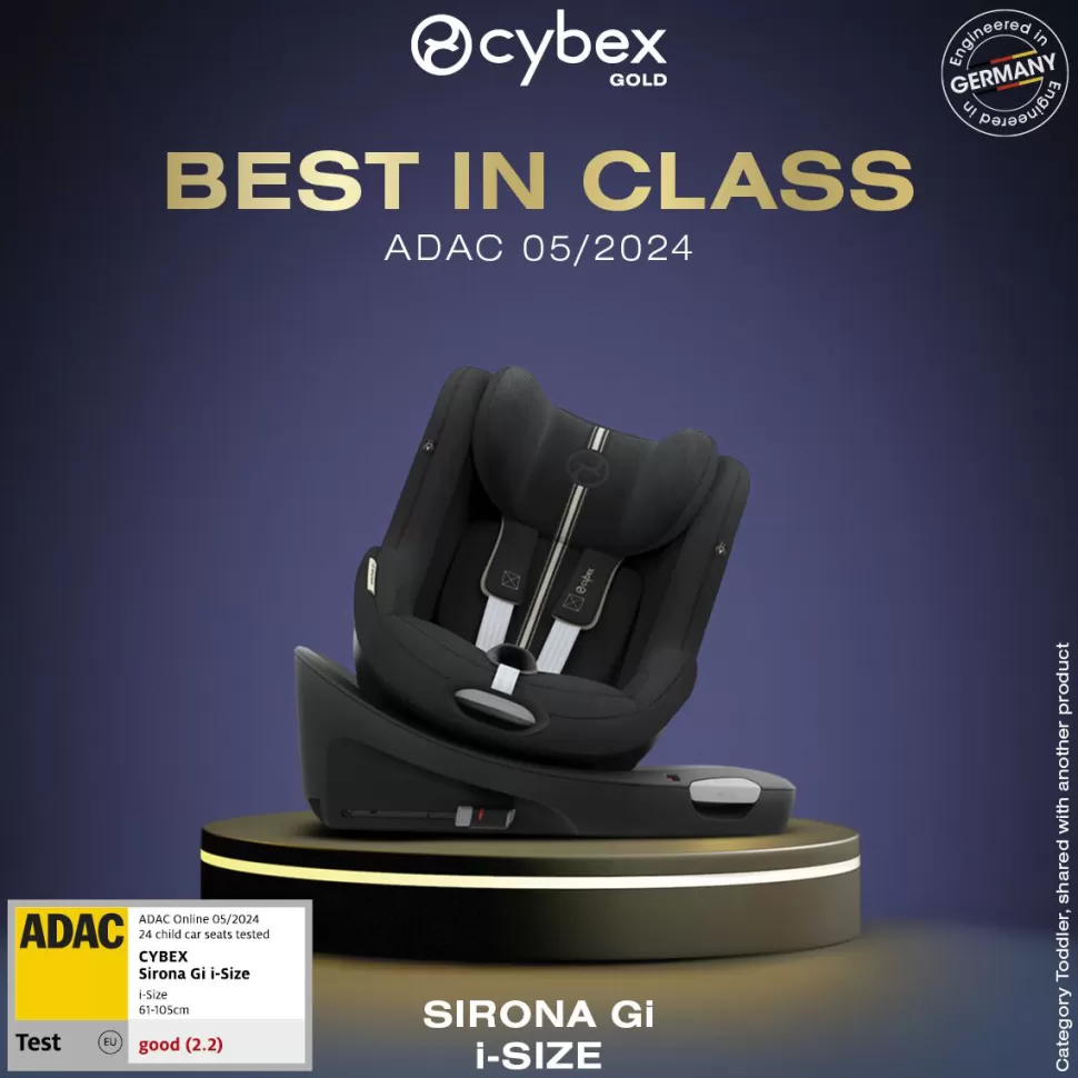 Cybex Groupe 0+/1>Siège Auto Sirona Gi Plus i-Size Groupe 0+/1 - Moon Black