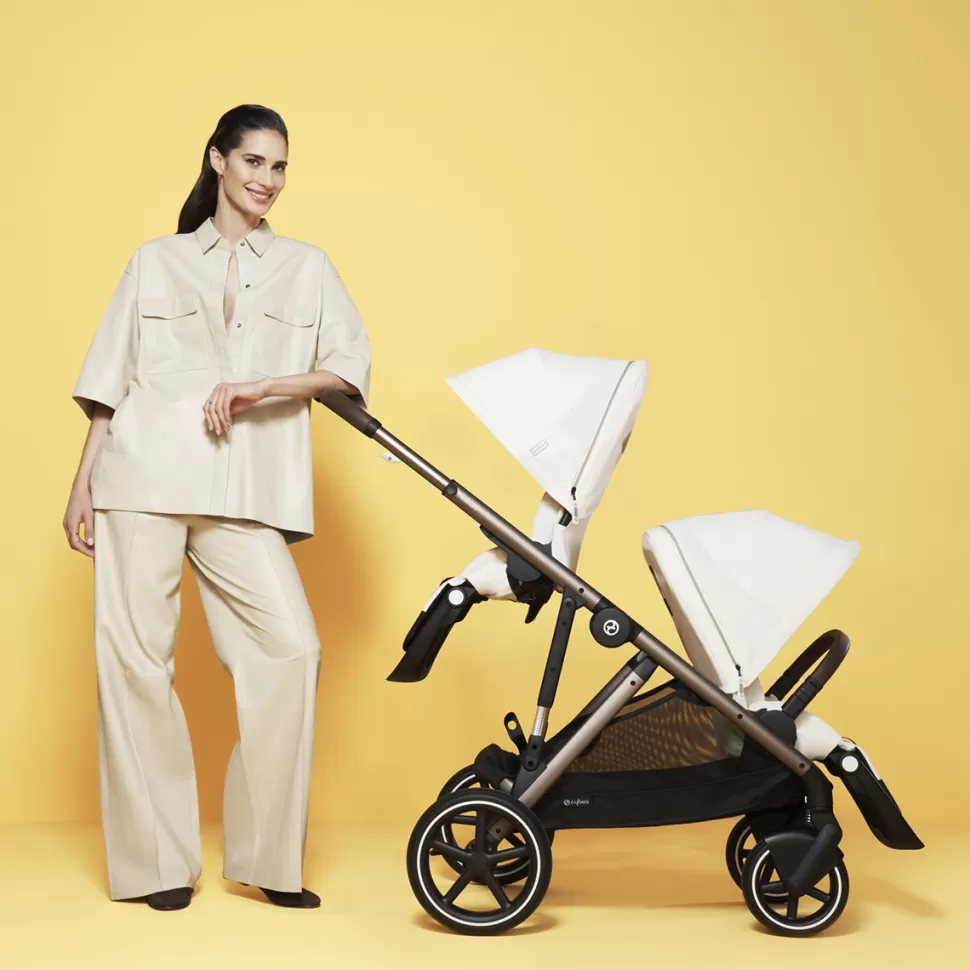 Cybex Accessoires Poussette>Siège Supplémentaire Gazelle S Châssis Taupe - Almond Beige