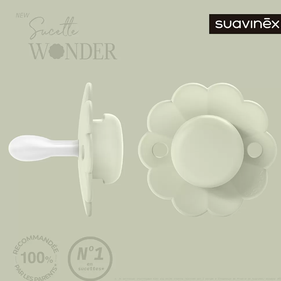 Suavinex Succion>Sucette Réversible SX Pro Wonder Almost Aqua - 0/6 Mois