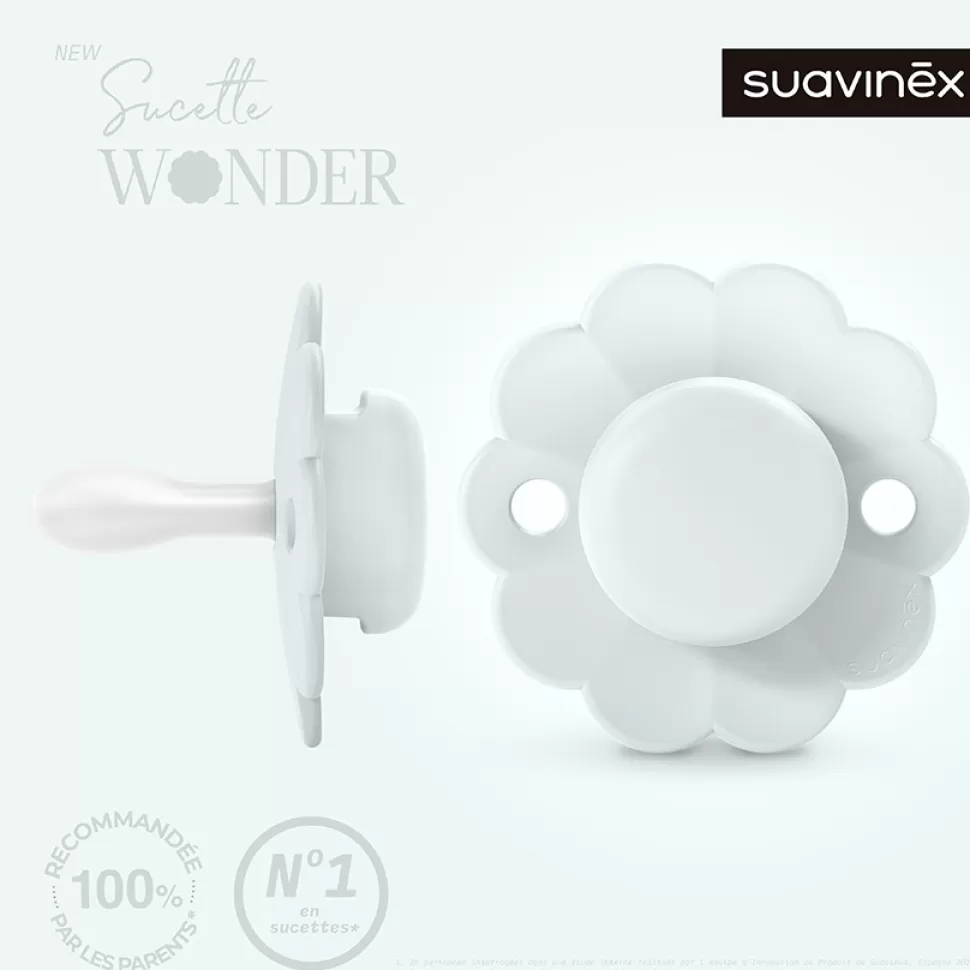 Suavinex Succion>Sucette Réversible SX Pro Wonder Illusion Blue - 0/6 Mois