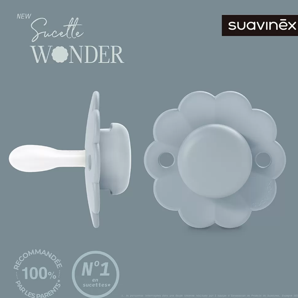 Suavinex Succion>Sucette Réversible SX Pro Wonder Spring Lake - 6/18 Mois