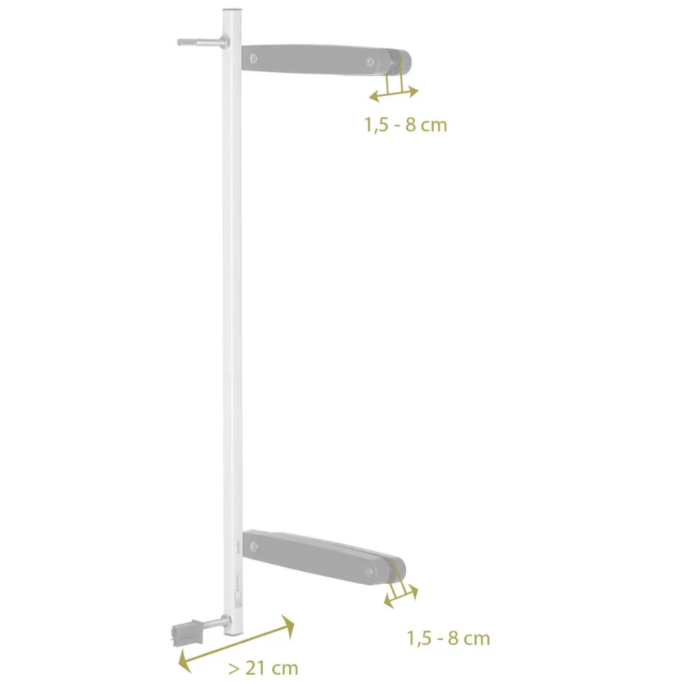 Geuther Barrière De Sécurité>Système de Blocage Supplémentaire pour Easylock Plus - Blanc et Gris Anthracite