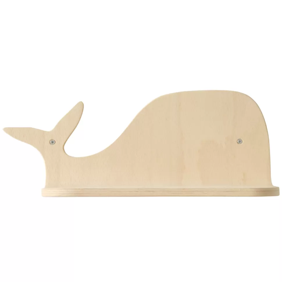 Charlie Crane Meuble Bébé>Étagère Baleine Popi - Naturel