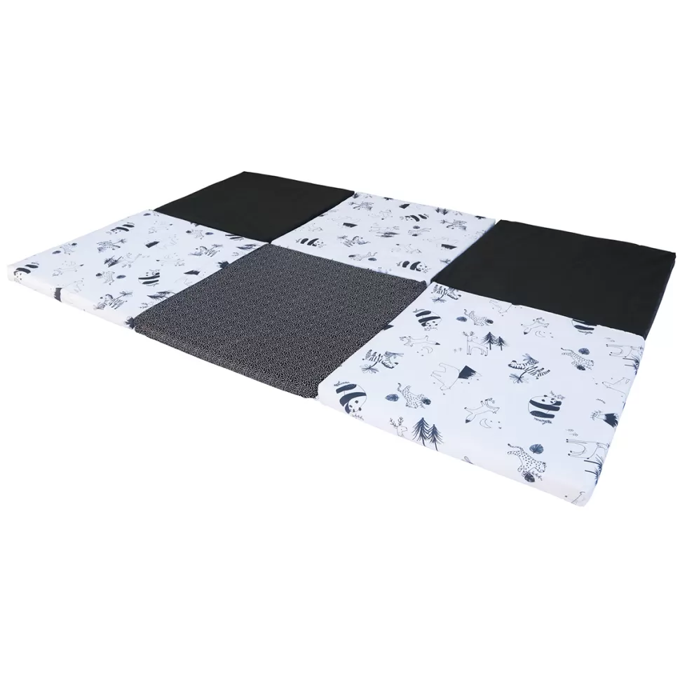 Candide Tapis D'éveil>Tapis de Motricité XL - Noir et Blanc