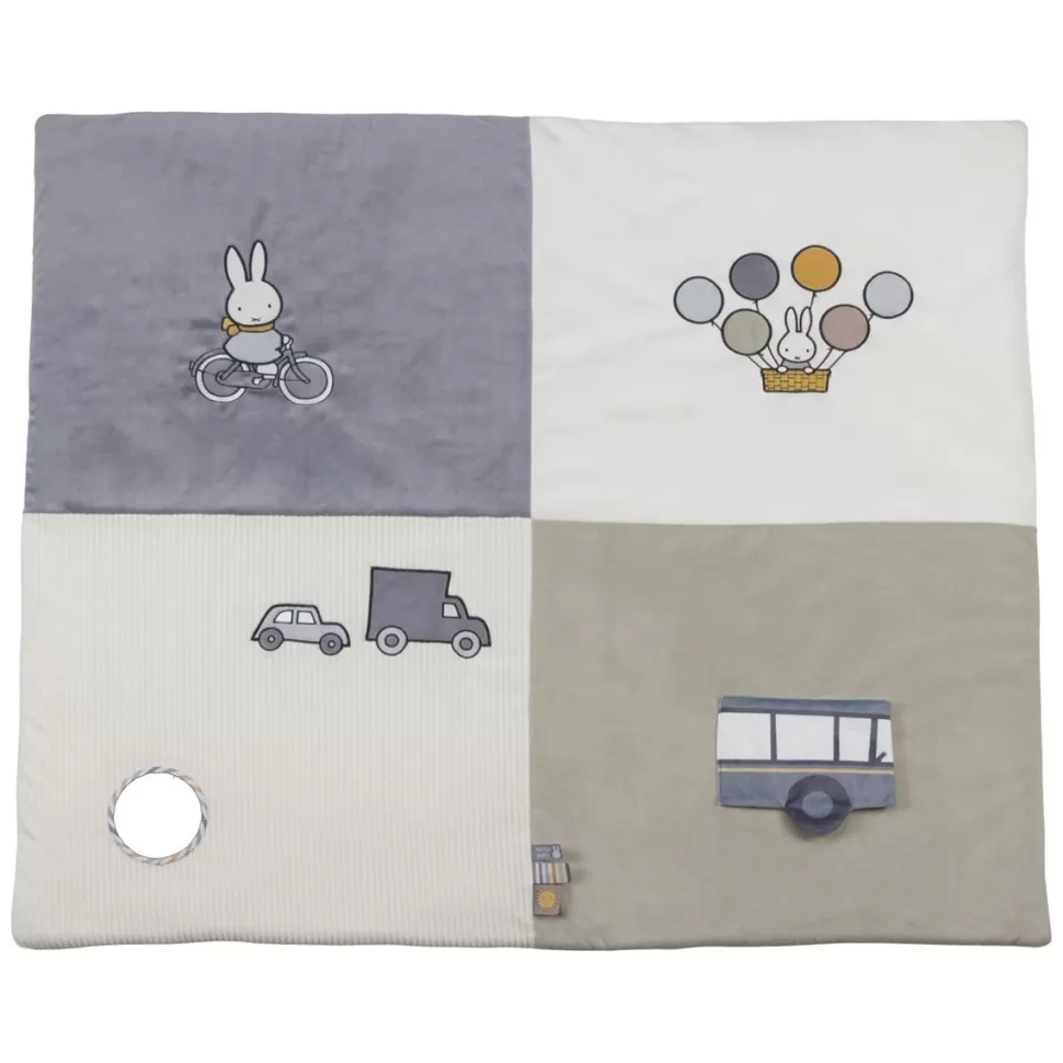 Pioupiou & Merveilles Tapis D'éveil>Tapis de Parc Miffy - Fluffy Bleu Vert