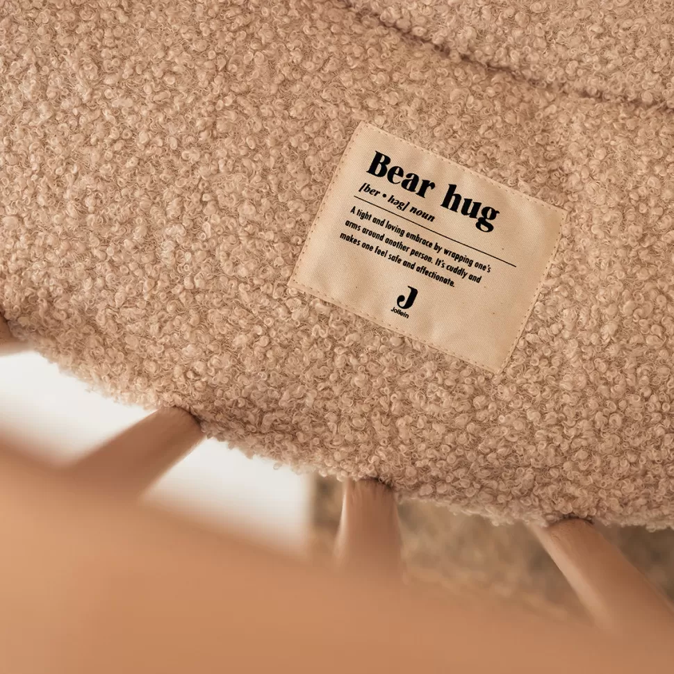 Jollein Meuble Bébé>Tapis de Parc Rond Boucle - Naturel