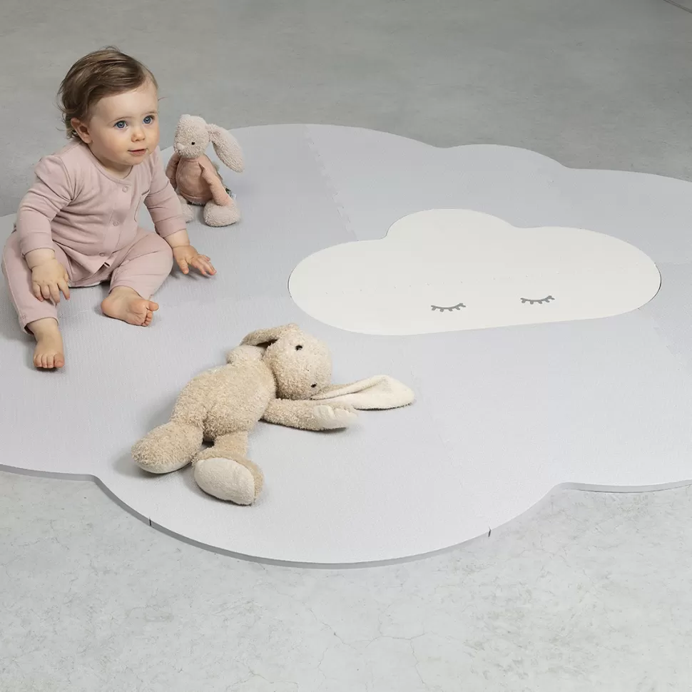 Quutopia Tapis D'éveil>Tapis Nuage Grand Modèle - Gris Perle