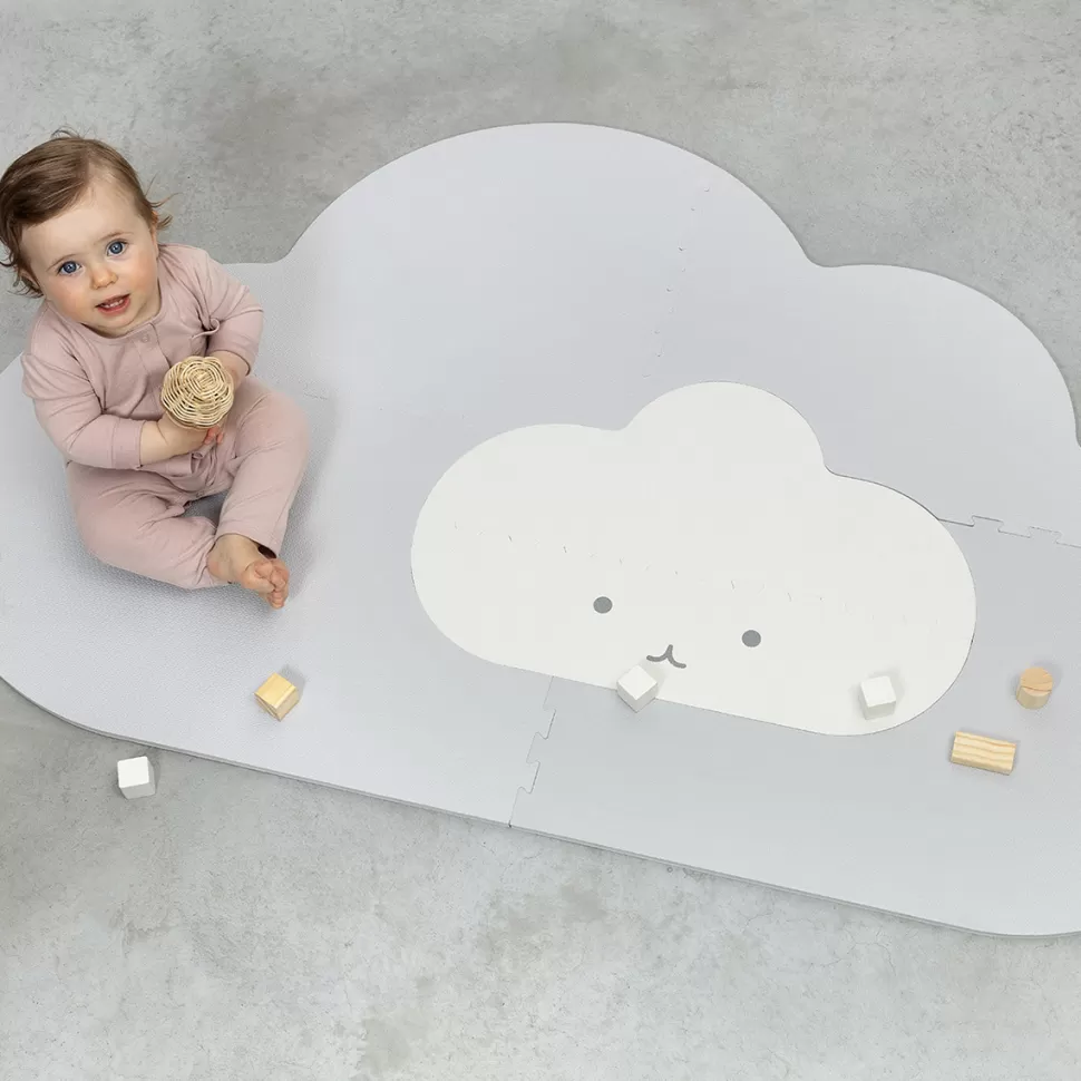 Quutopia Tapis D'éveil>Tapis Nuage Petit Modèle - Gris Perle