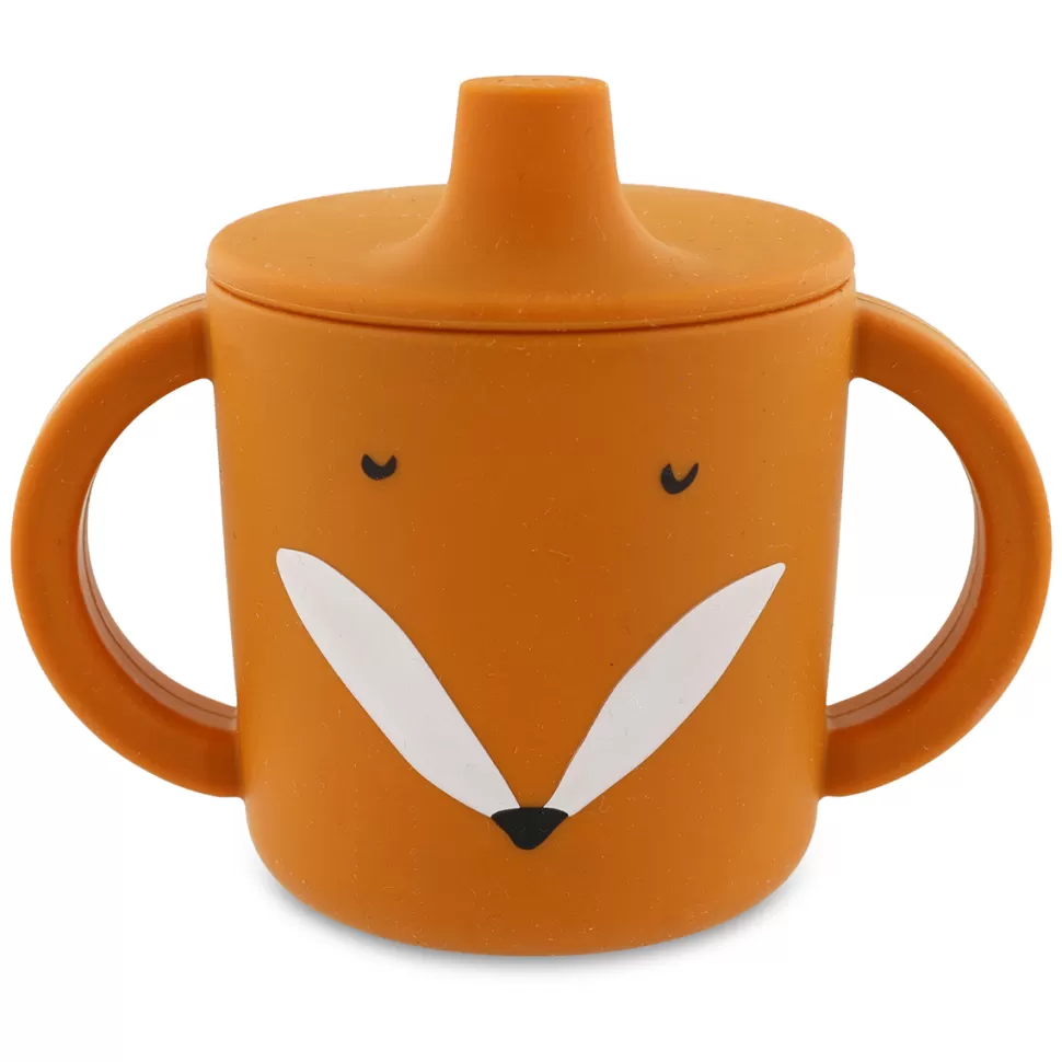 Trixie Baby Repas>Tasse d'Apprentissage en Silicone - Mr. Fox