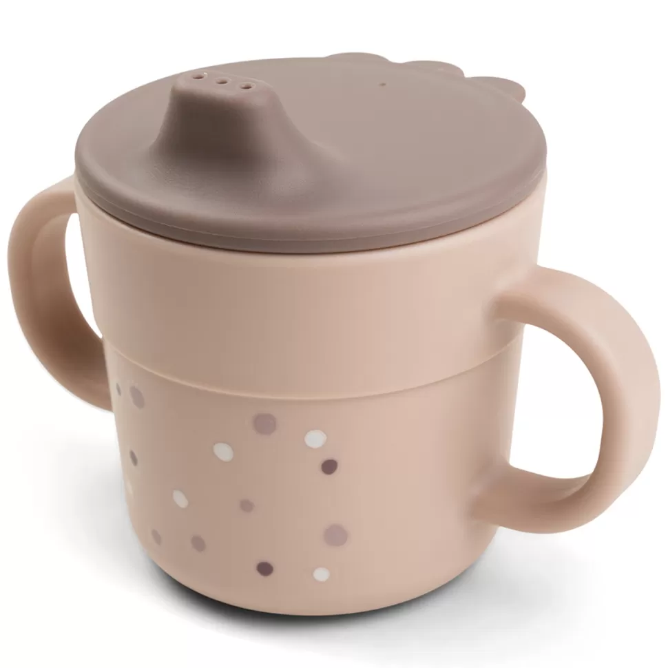 Done by Deer Repas>Tasse d'Apprentissage Foodie Happy Dots Rose - 215 ml