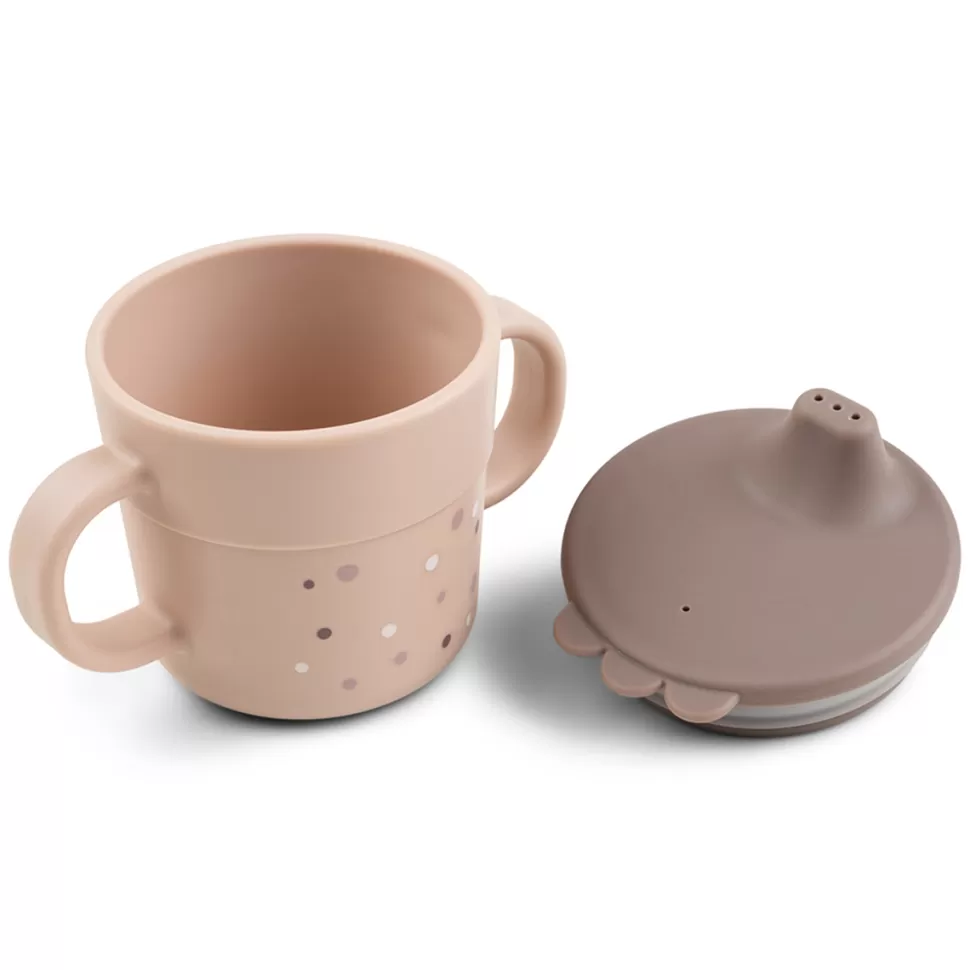 Done by Deer Repas>Tasse d'Apprentissage Foodie Happy Dots Rose - 215 ml