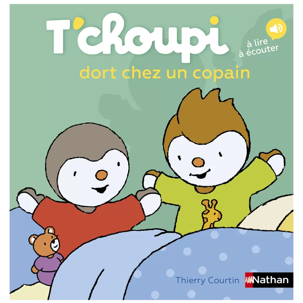 Nathan Editions Livres>T'choupi Dort Chez un Copain