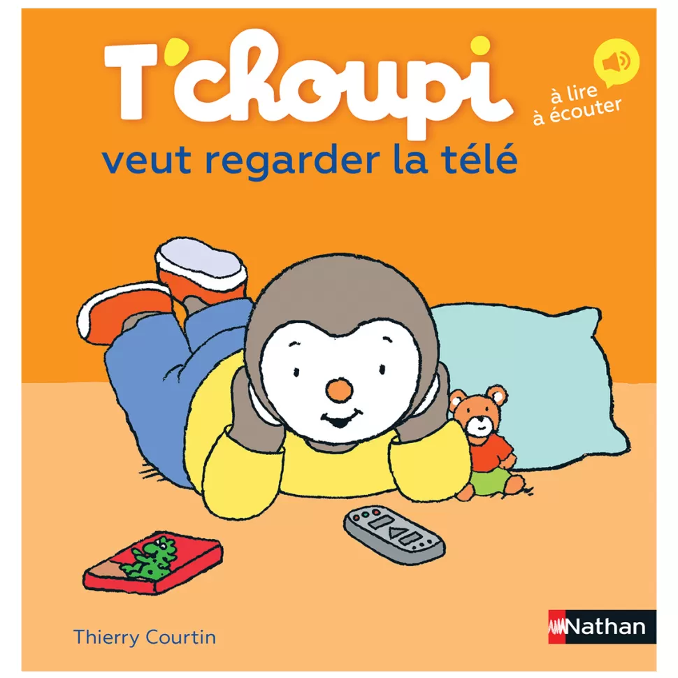 Nathan Editions Livres>T'choupi Veut Regarder la Télé