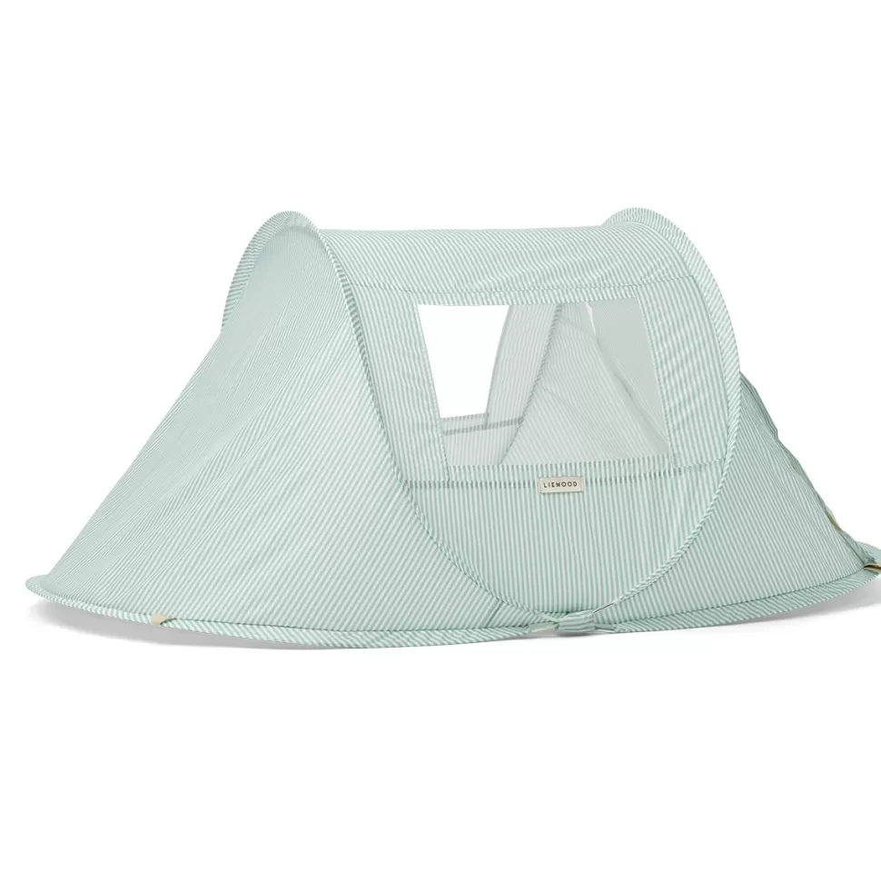 Liewood Mes Premiers Jouets>Tente de Plage Bjork - Printed Stripe Ice Blue Crème de la Crème