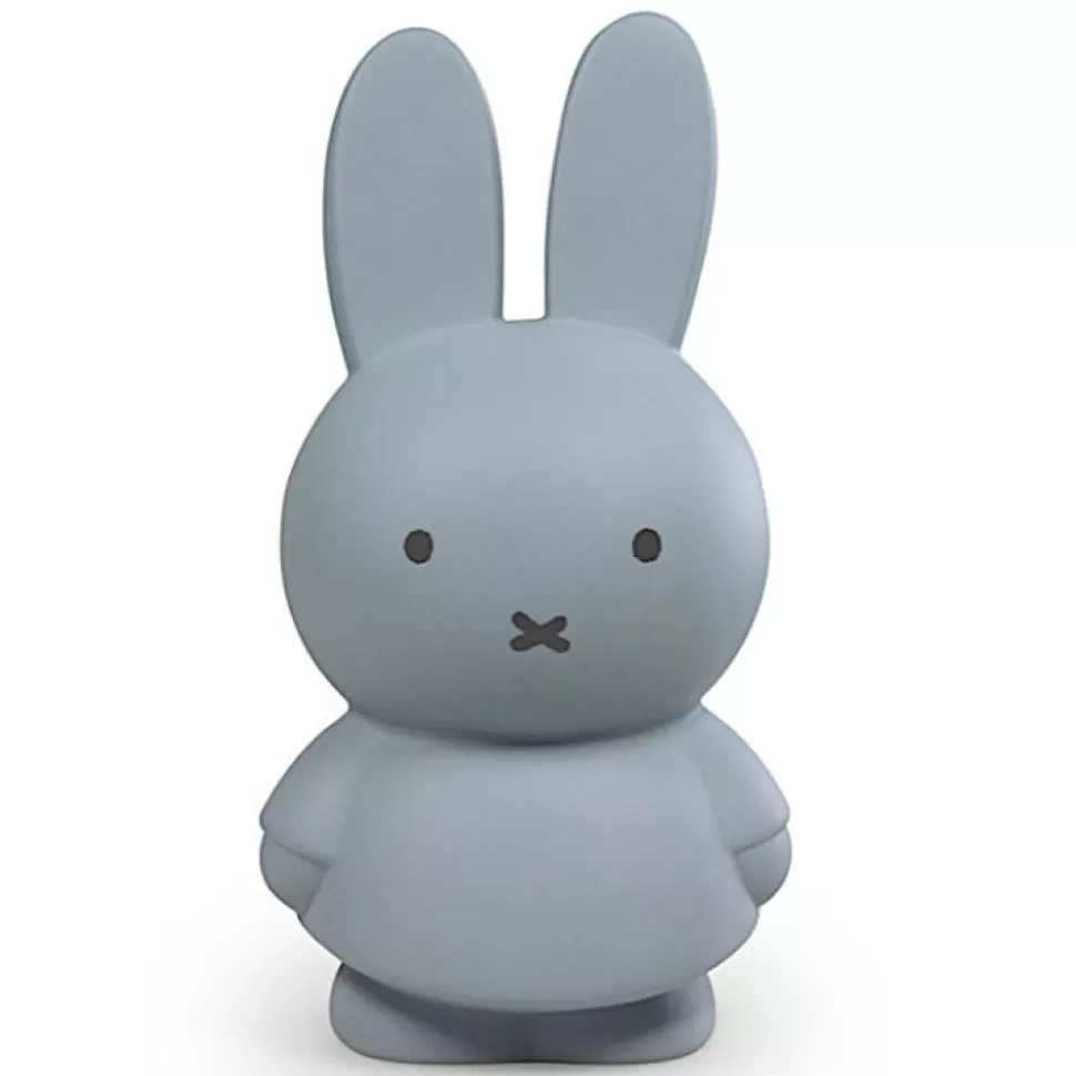 L'Atelier Pierre Décoration>Tirelire Miffy Warm - Bleu Argenté