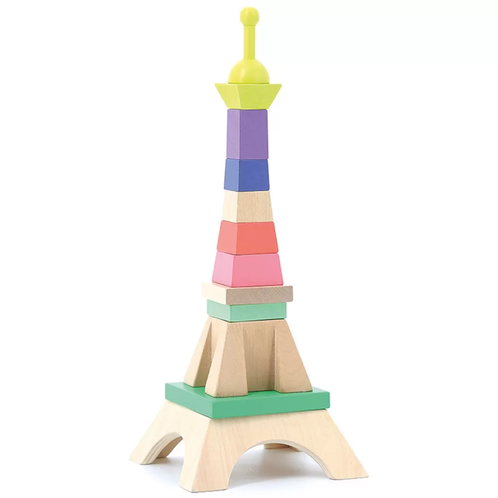 Vilac Mes Premiers Jouets>Tour Eiffel Empilable