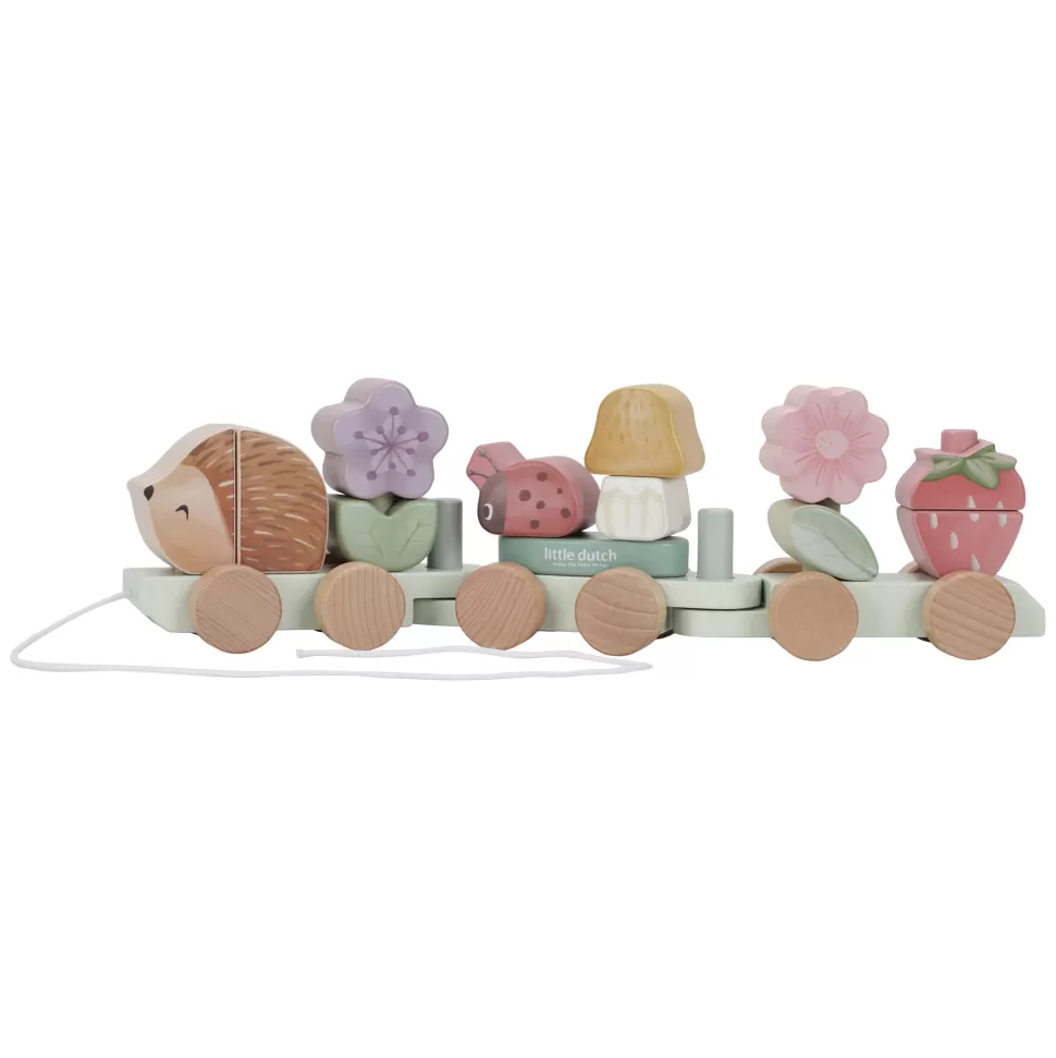 Little Dutch Mes Premiers Jouets>Train à Blocs Hérisson - Fairy Garden