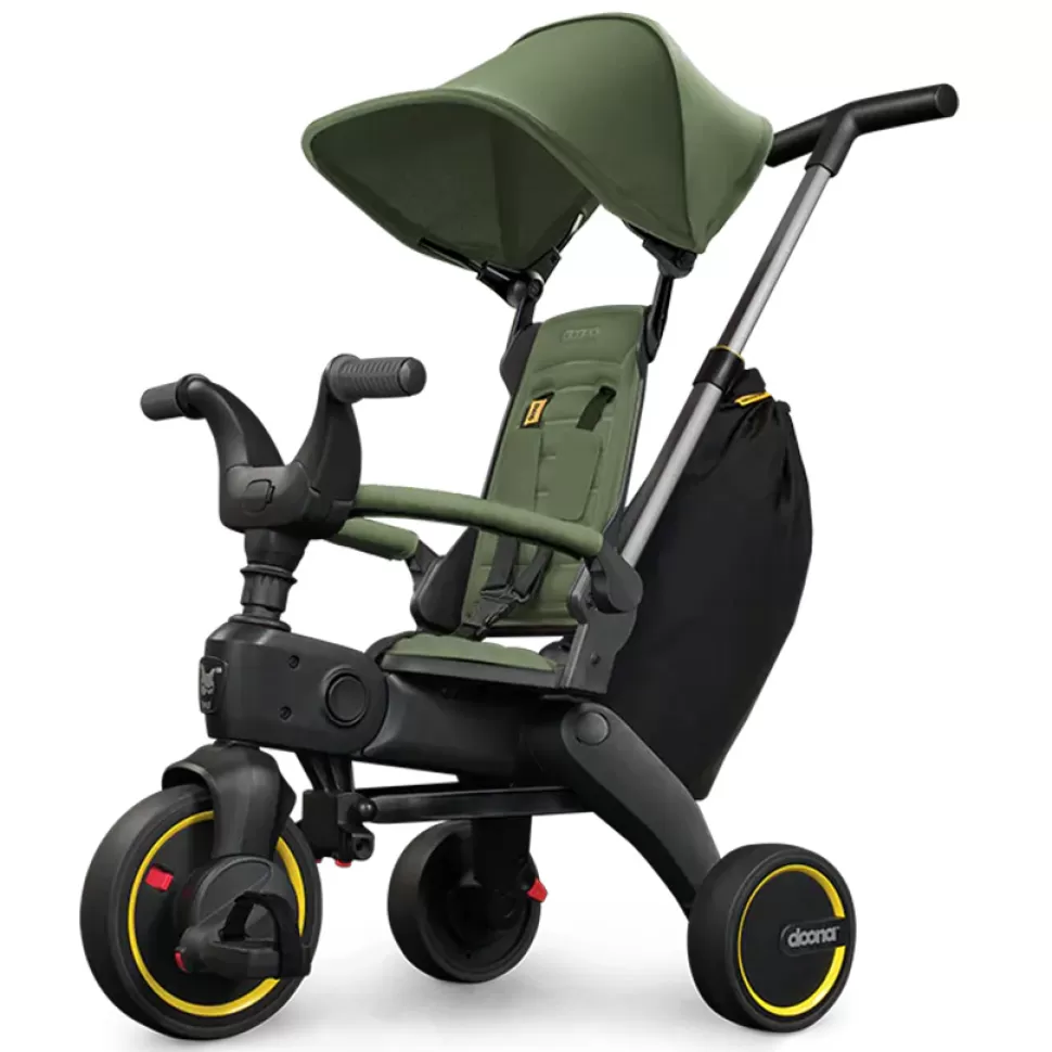 Doona Trotteur & Porteur>Tricycle Evolutif Compact Liki Trike S3 - Desert Green