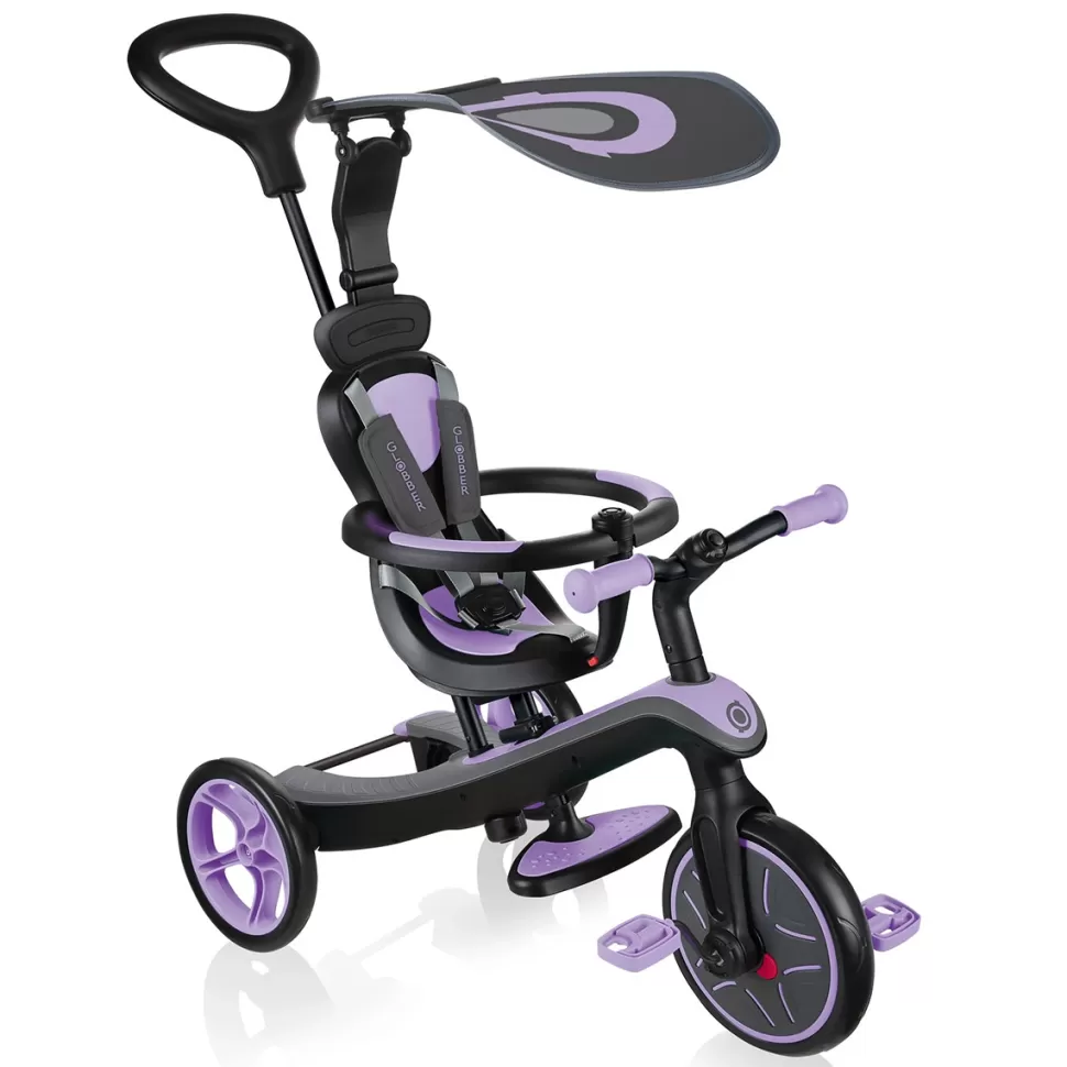 Globber Trotteur & Porteur>Tricycle Evolutif Trike Explorer 4-en-1 - Iris