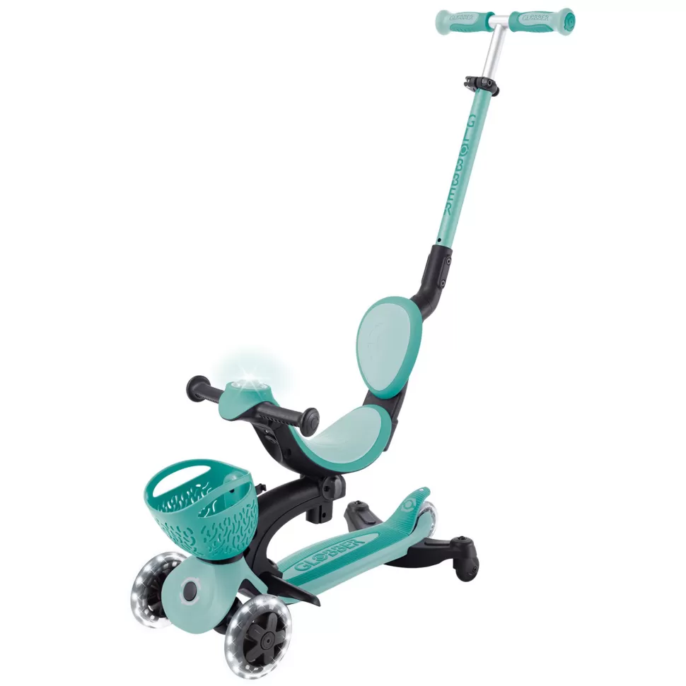 Globber Trotteur & Porteur>Trottinette Evolutive Go Up Baby 360 Lights - Menthe