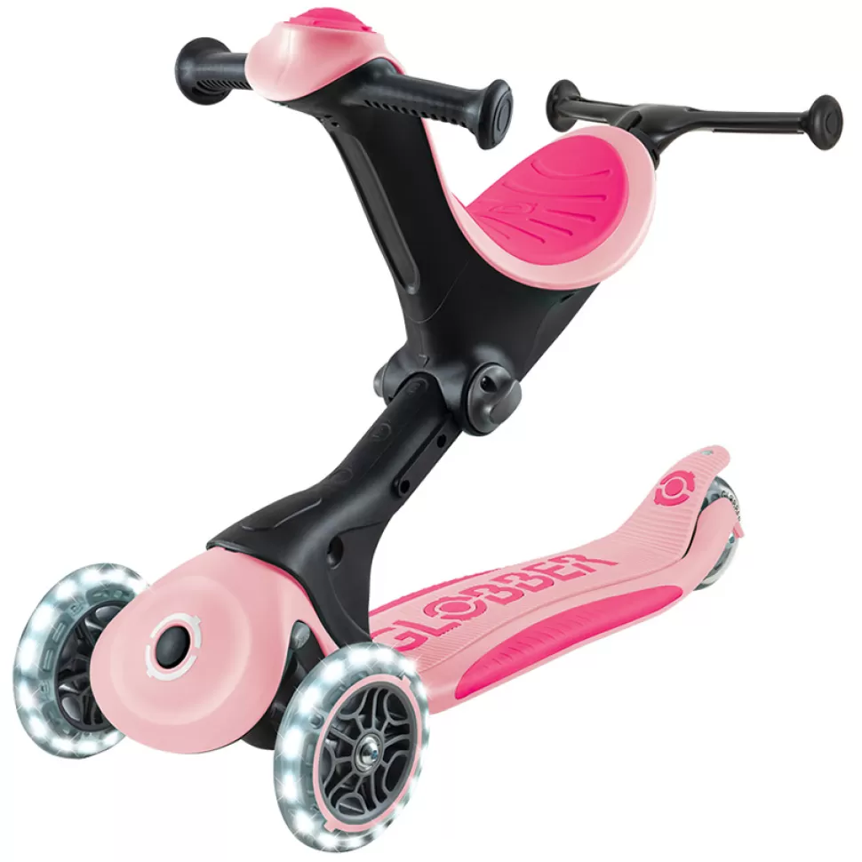 Globber Trotteur & Porteur>Trottinette Evolutive Go Up Deluxe Light - Rose Pastel