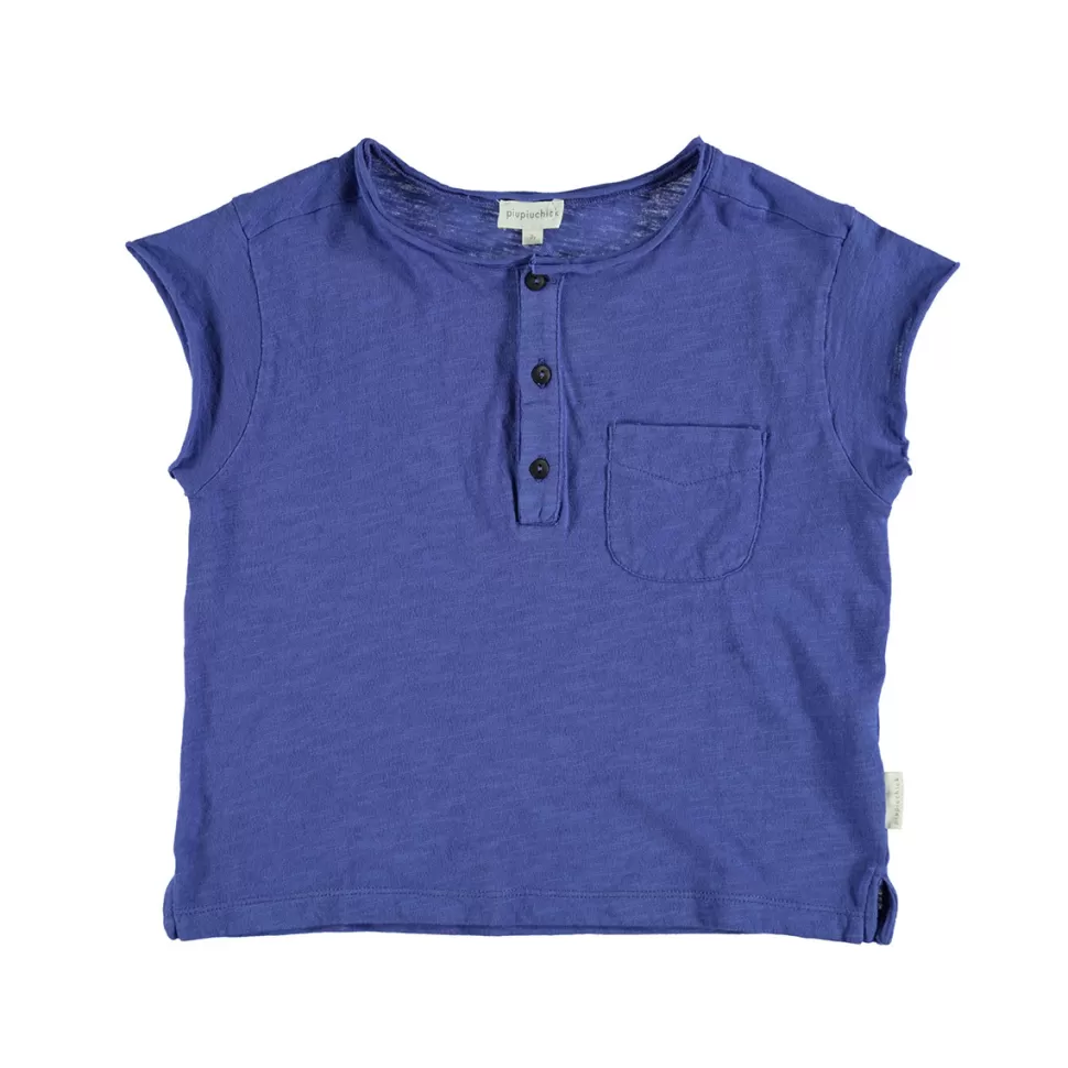 Piupiuchick Haut Bébé>T-Shirt Bleu - 6 Mois