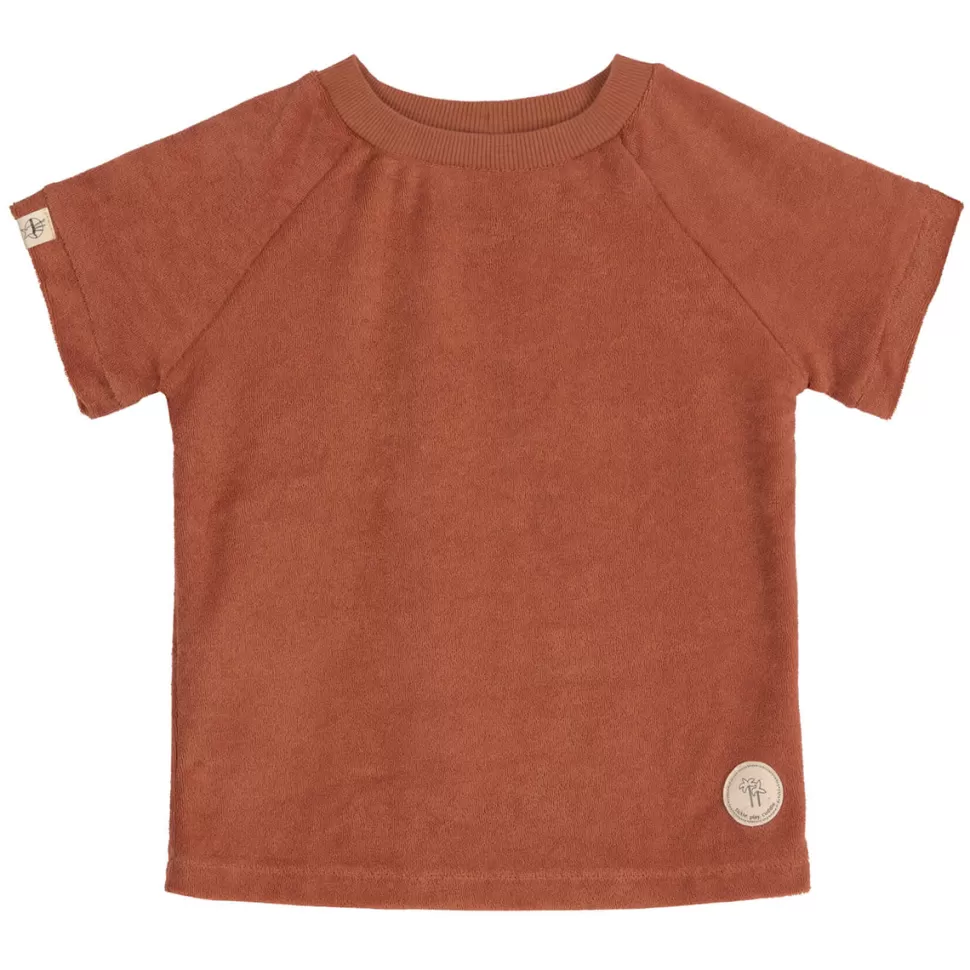 LÄSSIG Haut Bébé>T-shirt en Tissu Eponge Rouille - 6/12 Mois